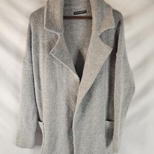 Brandy Melville Light Grey Kennedy Coat One Size